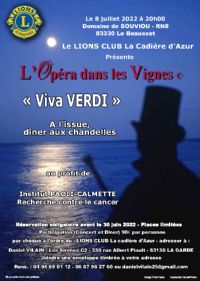 Viva Verdi. Le vendredi 8 juillet 2022 à TOULON. Var.  20H00